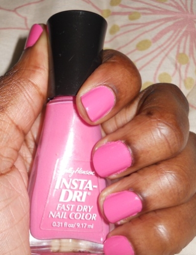 NOTD-Sally Hansen-Presto Pink!!!