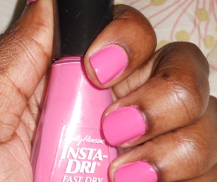 NOTD-Sally Hansen-Presto Pink!!!