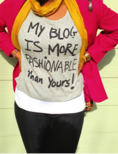 My Blog Is More Fashionable Than Yours!