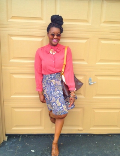 Pussybow Blouse And Paisley!