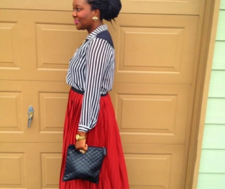 Burnt Orange Stripes…