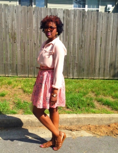 Pinky Prints And A Pop of Yellow!!