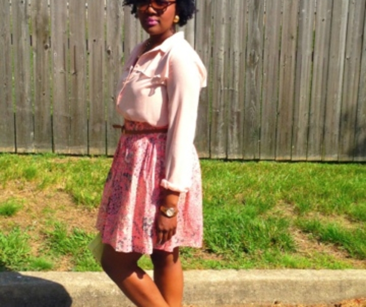 Pinky Prints And A Pop of Yellow!!