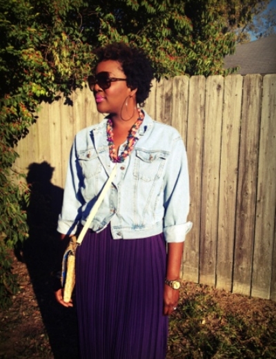 Purple Pleats…