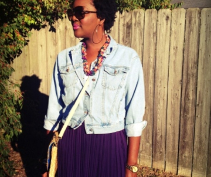 Purple Pleats…