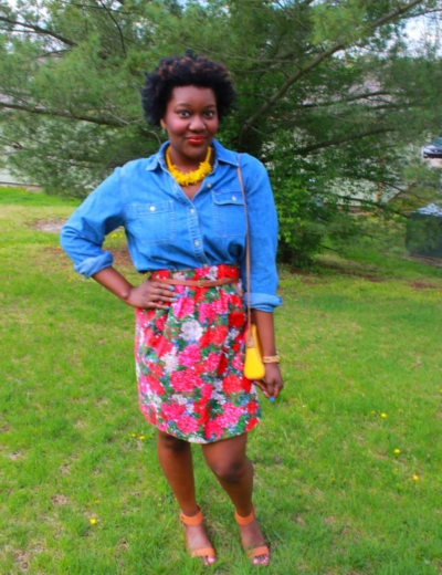 Floral Meets Chambray…