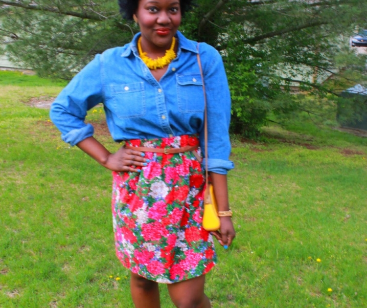 Floral Meets Chambray…