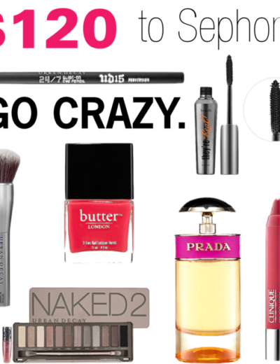 $120 Sephora Gift Card Giveaway!!