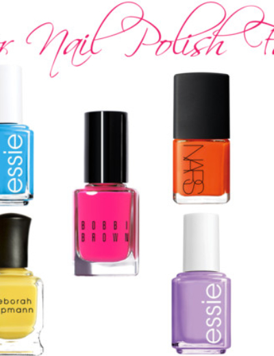 Summer Nail Polish Faves!