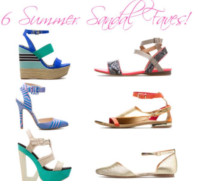 6 Summer Sandal Faves!