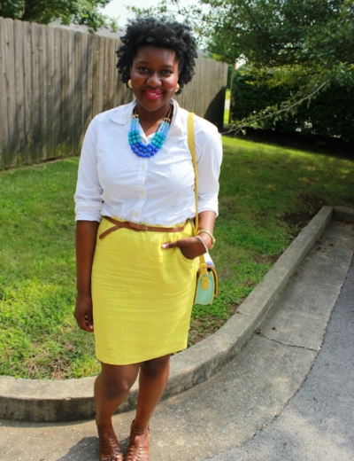 Chartreuse + Blue Hues