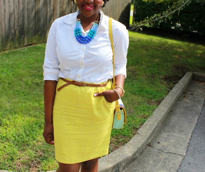 Chartreuse + Blue Hues