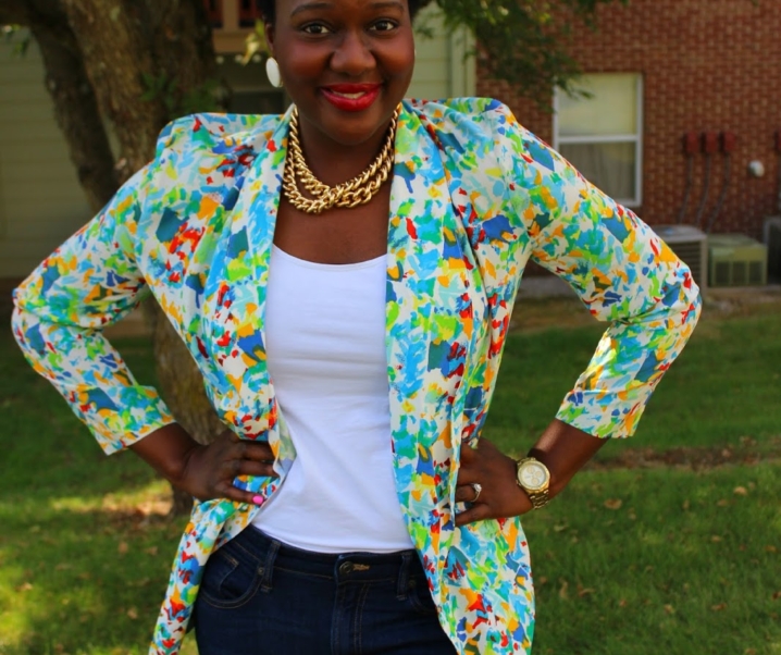 Technicolor Blazer + GroopDealz Giveaway!