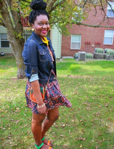 A Paisley Dress, Denim Jacket, + The Fall!