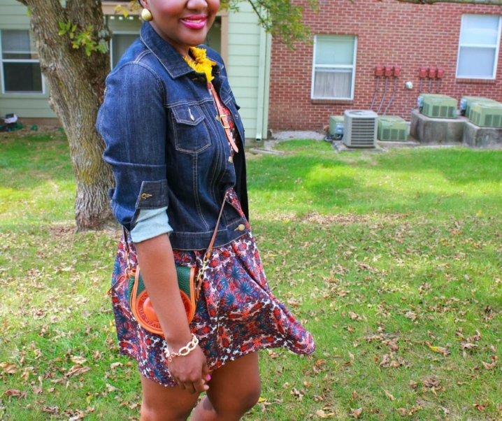 A Paisley Dress, Denim Jacket, + The Fall!