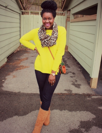 Electric Yellow + Leopard