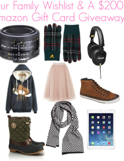 Our Family Wishlist & A $200 Amazon Gift Card Giveaway!