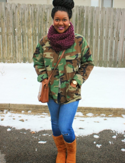 Plum + Camo