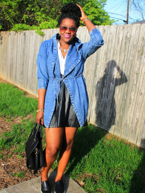 Denim Trench Coat