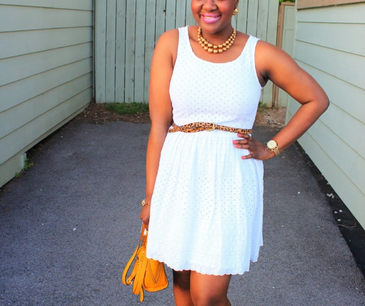 White Eyelet Sundress