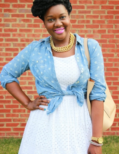 Peek-A-Blue Eyelet…