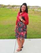 Inspired Style: Chambray + Pleated Midi Skirt + Trend Spin Linkup!
