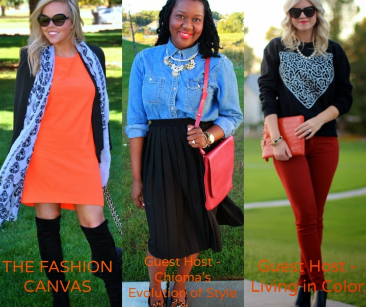 Inspired Style: Chambray + Pleated Midi Skirt + Trend Spin Linkup!