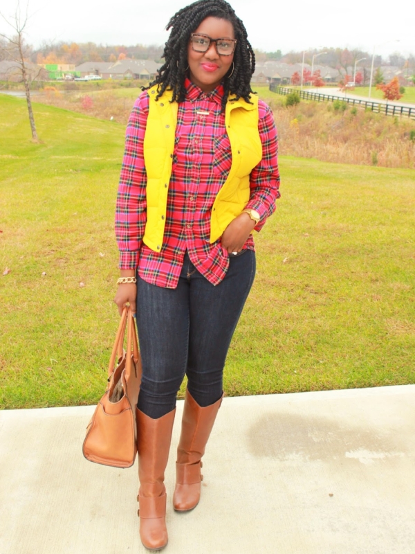 Puffer + Plaid