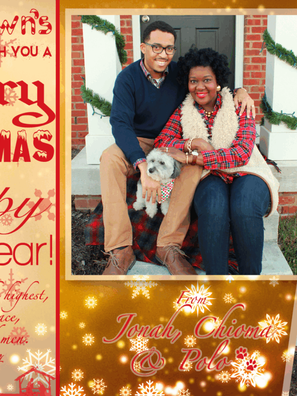 Merry Christmas + Brown Family Christmas Card!