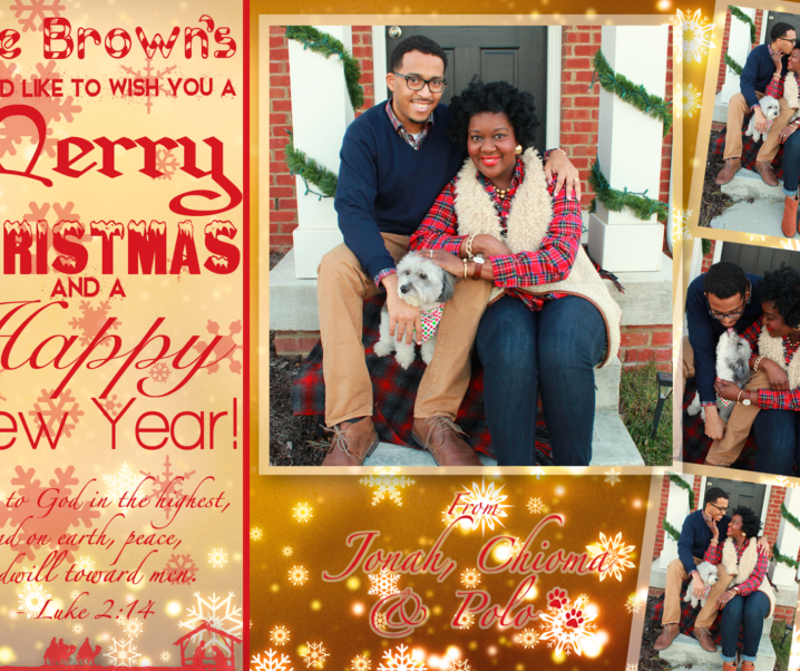 Merry Christmas + Brown Family Christmas Card!