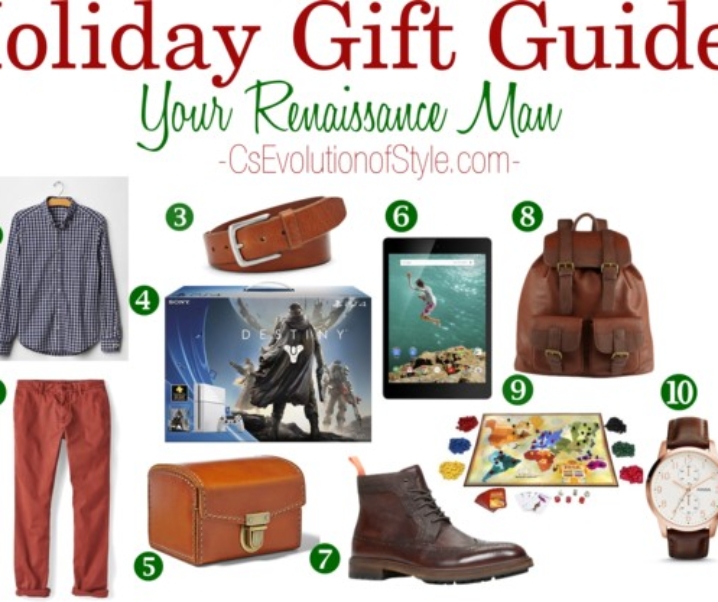 Holiday Gift Guide: For Your Renaissance Man