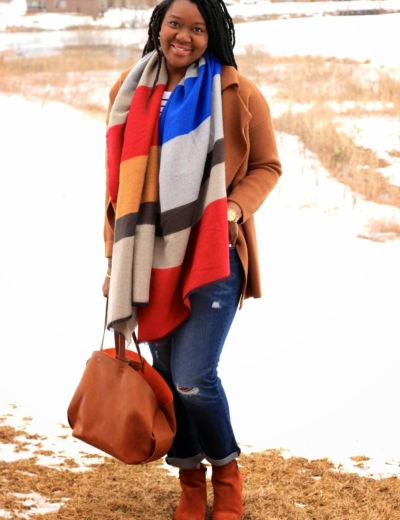 1 Scarf, 2 Bloggers, Styled 3 Different Ways: Look One!