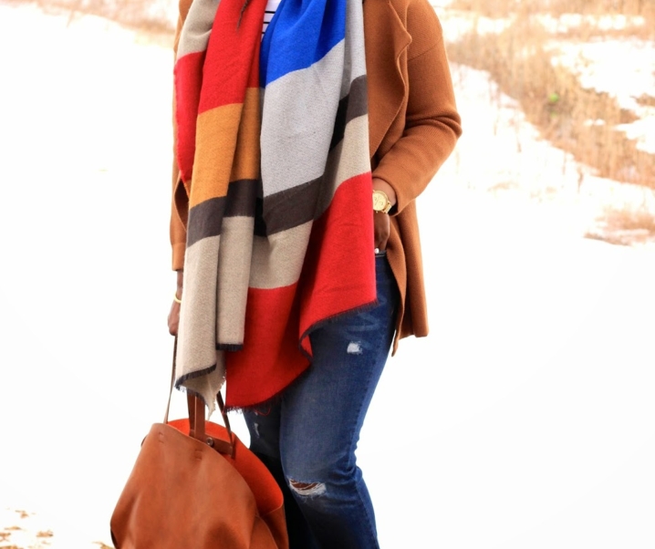 1 Scarf, 2 Bloggers, Styled 3 Different Ways: Look One!