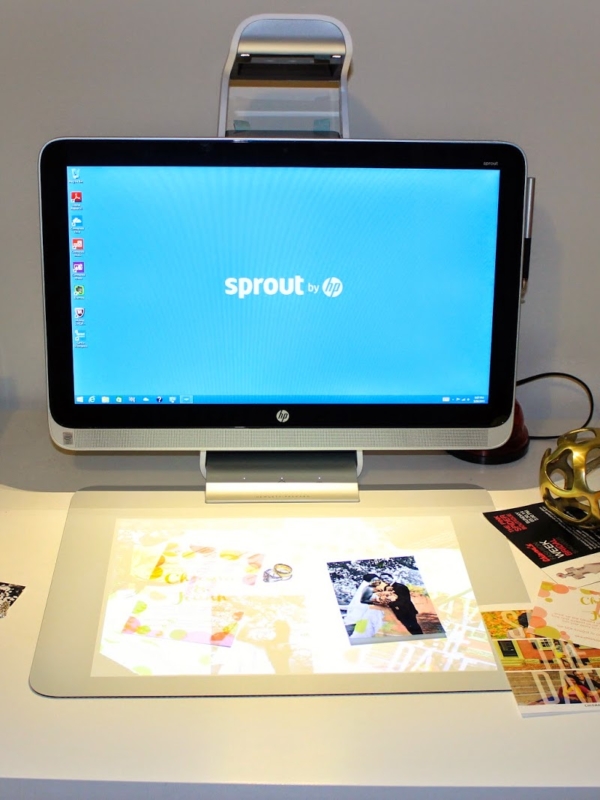 Our One Year Wedding Anniversary Collage with HP Sprout