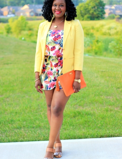 Tropical Summer Romper