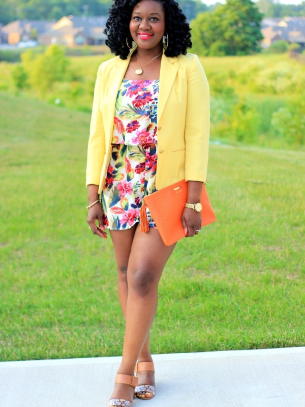 Tropical Summer Romper