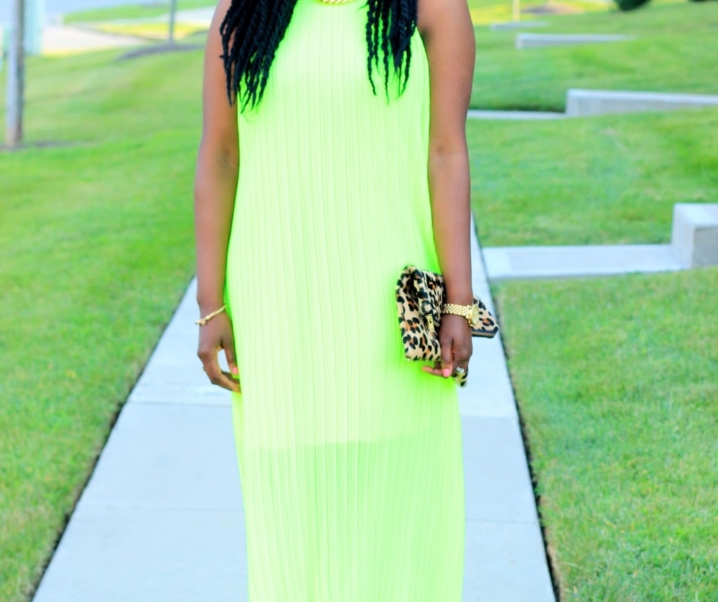 Neon Maxi Dress
