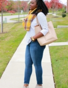 Striped Skater Dress