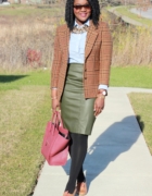 Oxblood Top + Floral Midi