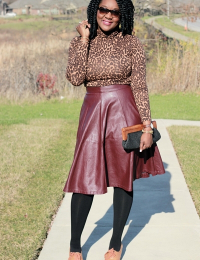 Bordeaux + Leopard