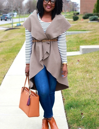 Longline Vest + Camel Pops