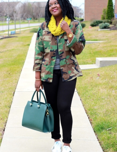 Camo Jacket + Adidas Kicks